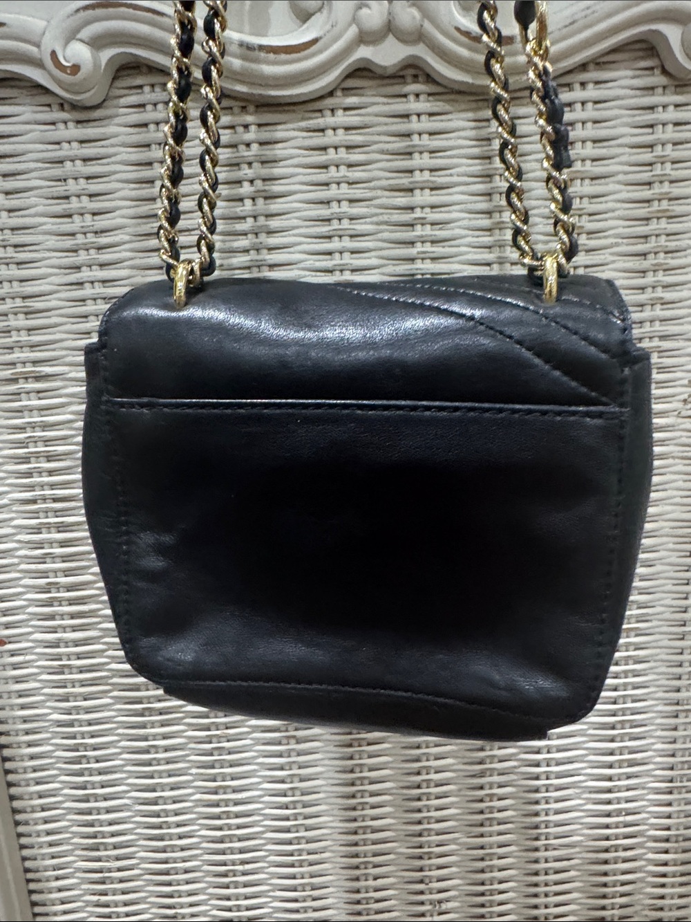 Tory Burch Black Quilted Chain-Shoulder Crossbody - Picture 2 of 6